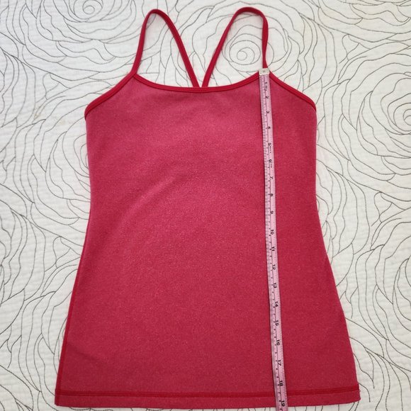 LULULEMON [6] Pink Heathered Power Y Lululemon Tank - Picture 11 of 14